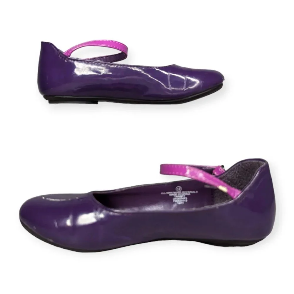 OshKosh B'Gosh Genuine Kids Purple Flats Size 12